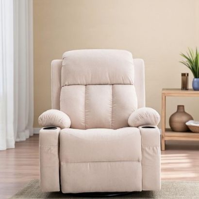 صورة كرسي راحة مخمل ب خاصية المساج